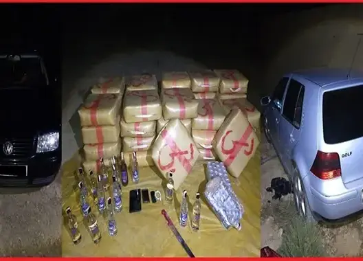 الحرب مستمرة على شبكات المخدرات .. ضبط طن من الشيرا بقرية ضواحي الرشيدية