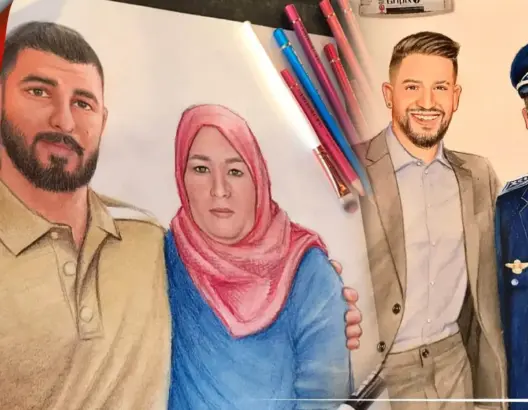جمع بين الموتى والأحياء.. رسام مغربي يبتكر فكرة فريدة وهذه تفاصيلها (فيديو)