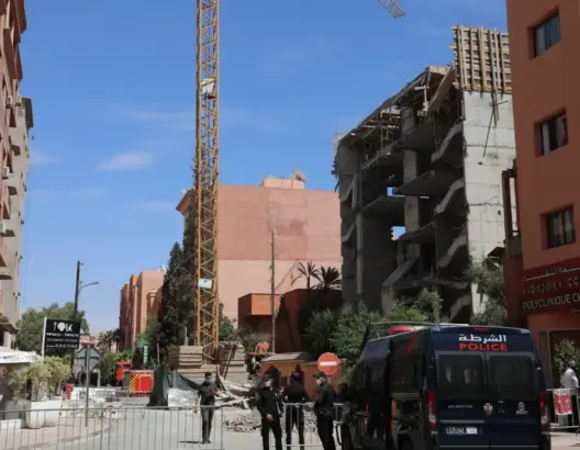 انهيار مصحة الشفاء بمراكش
