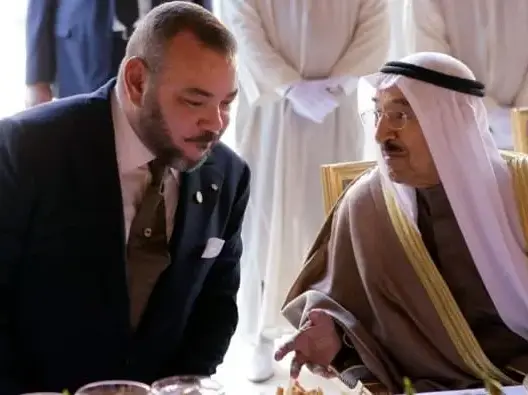 الملك وأمير الكويت