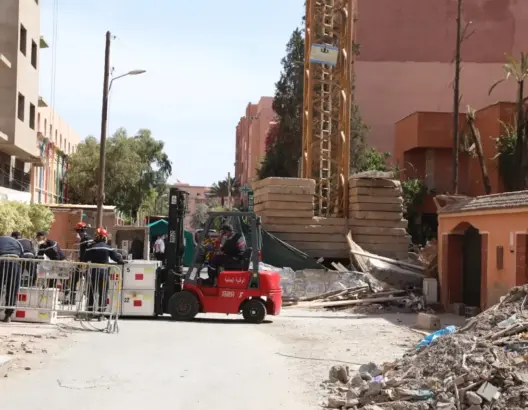 انهيار مصحة الشفاء بمراكش