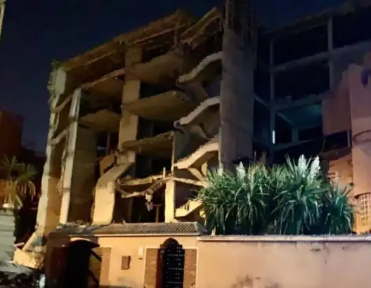 انهيار عمارة يمراكش