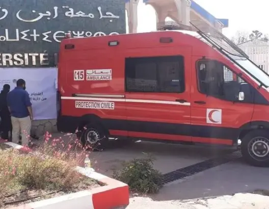 بعد 26 يوما من الإعتصام.. نقل طالب في حالة حرجة إلى مستعجلات أكادير