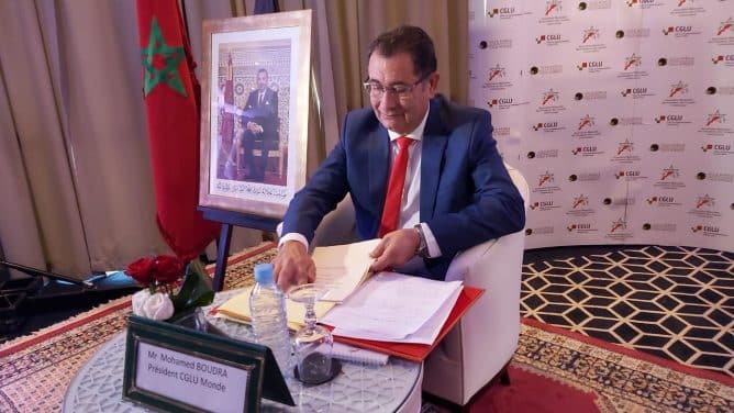 رئيس الجمعية المغربية لرؤساء مجالس الجماعات، ورئيس المجلس الجماعي لمدينة الحسيمة، السيد محمد بودرا