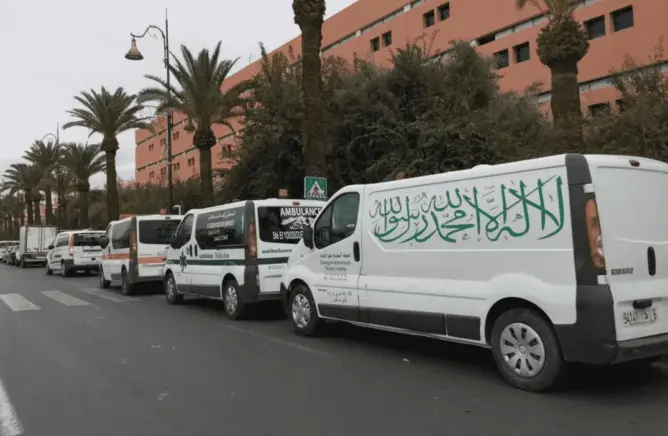 نقل الأموات المسلمين بمراكش