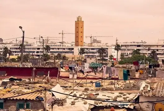 أحياء صفيحية بالدار البيضاء