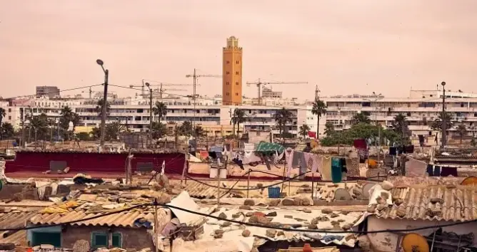 أحياء صفيحية بالدار البيضاء