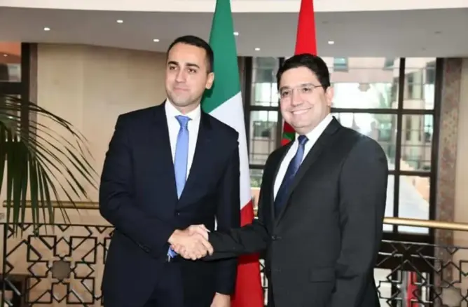 وزير الخارجية المغربي و الإيطالي