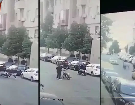 مواطنون بمراكش يمنعون لصين من السطو على دراجة نارية لفتاة (فيديو)