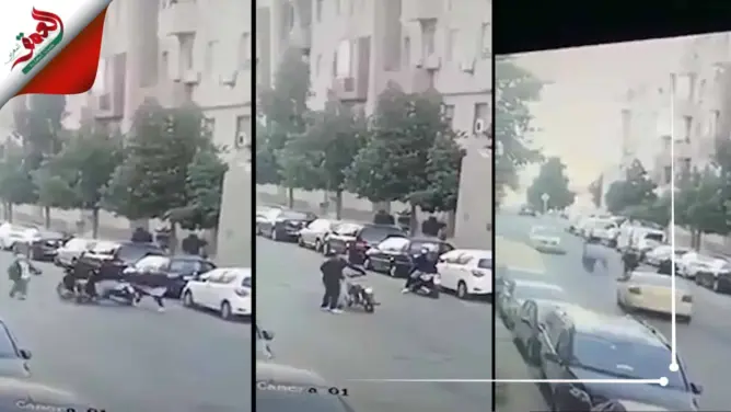 مواطنون بمراكش يمنعون لصين من السطو على دراجة نارية لفتاة (فيديو)