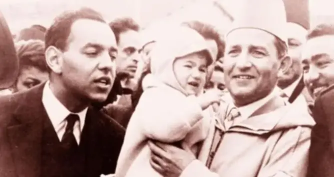 محمد الخامس والحسن الثاني