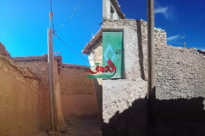 بعد مقال “العمق” .. مكتب الكهرباء يتدخل لإصلاح أعمدة كهربائية بدوار بالحوز (صور)