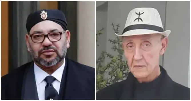 الملك محمد السادس وأحمد الدغرني