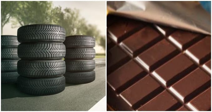 الشوكولاتة والعجلات