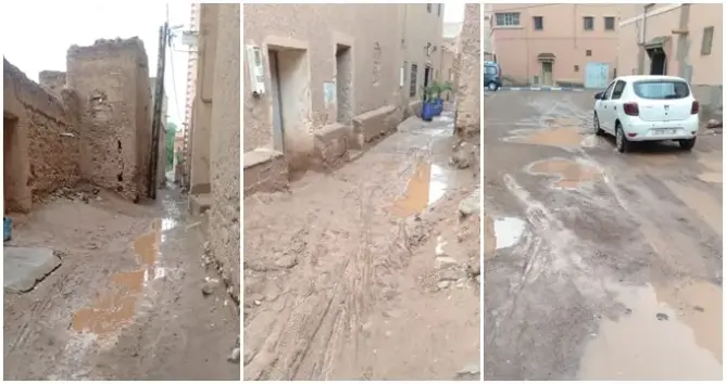 ورزازات .. الأمطار تكشف ضعف البنية التحتية بجماعة "ترميكت"