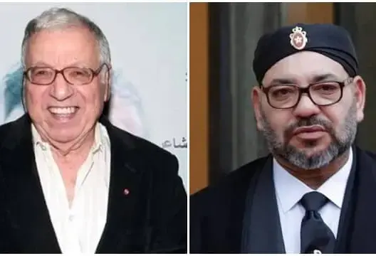الملك محمد السادس وحمادي التونسي
