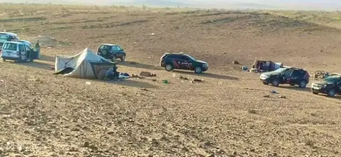 أمن كلميم يحبط عملية للتهريب الدولي ويحجز طنا من الشيرا مدفونة في الرمال (صور)