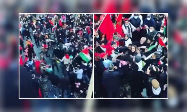 انفصاليو البوليساريو يحاولون اللاعتداء على مسيرة للجالية المغربية بباريس