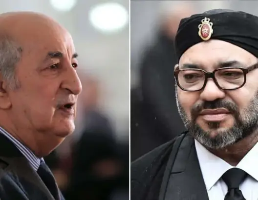 الملك محمد السادس وعبد المجيد تبون