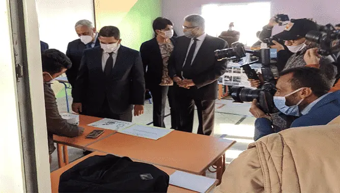 أمزازي يشرف على تدشين مشاريع تربوية بمكناس (صور)