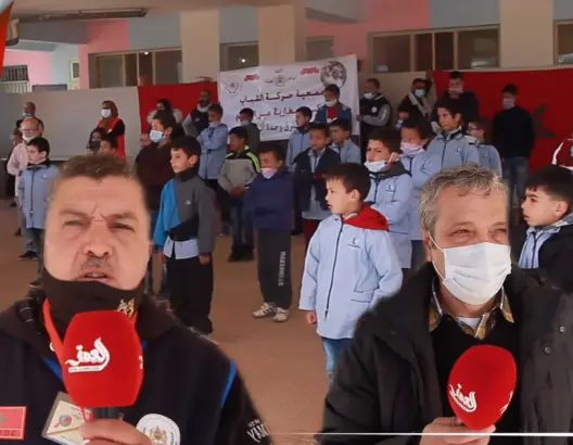 مدرسة القاضي عياض بالنعيمة تستفيد من حملة تحسيسية