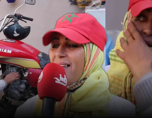 بعد أن أصلح محسنان دراجتها النارية.. “مولات الحوت” تبكي فرحا (فيديو)