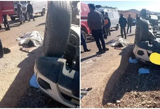 قتلى وجرحى في انقلاب سيارة إسعاف تقل مرضى “الكلى” قرب ميسور