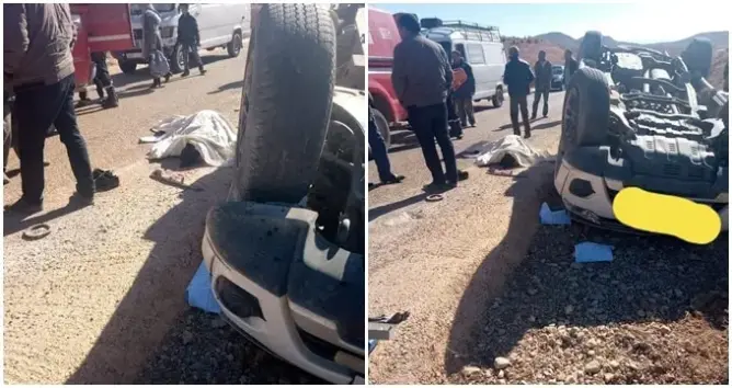 قتلى وجرحى في انقلاب سيارة إسعاف تقل مرضى “الكلى” قرب ميسور