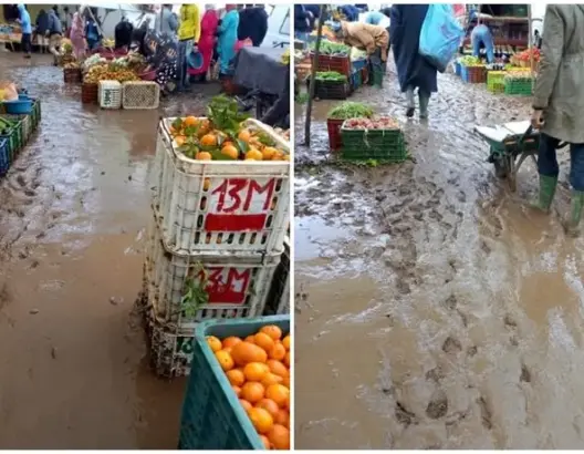 أسواق أسبوعية “تغرق” في الأوحال بتاونات