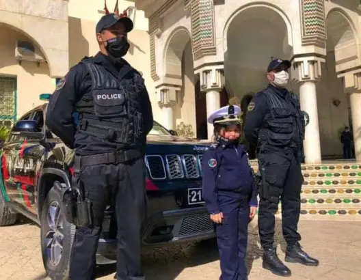 ريحانة.. أصغر “شرطية” بولاية أمن فاس بتعليمات الحموشي