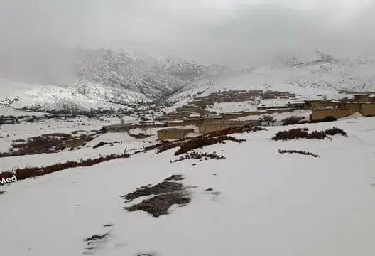 جرسيف تكتسي حلة بيضاء