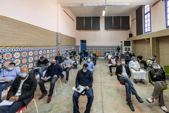 استديو تعليمي لفائدة السجناء