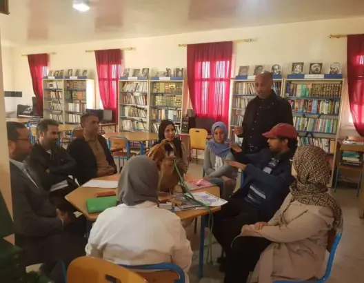 المكتبة الجماعية في بني خلوق بسطات … مثال لنشر الثقافة المحلية للمنطقة