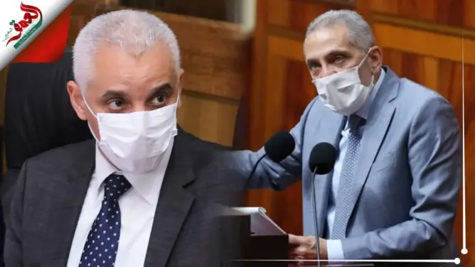 وزير الصناعة والتجارة مولاي حفيظ العلمي ووزير الصحة خالد أيت الطالب