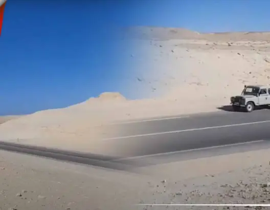 مشاهد من الصحراء المغربية قرب مدينة الداخلة (فيديو)