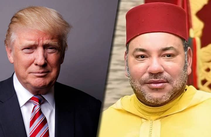 ملك المغرب ورئيس أمريكا