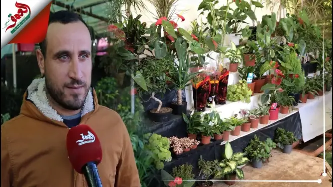إقبال كبير على شراء الورود بمناسبة رأس السنة