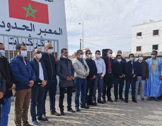 شبيبة العدالة والتنمية تزور معبر الكركرات
