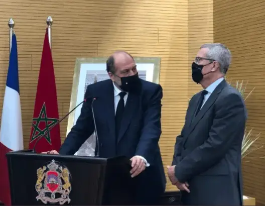 وزير العدل المغربي والفرنسي