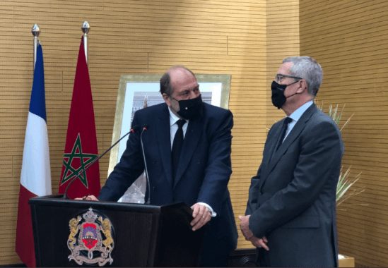 وزير العدل المغربي والفرنسي