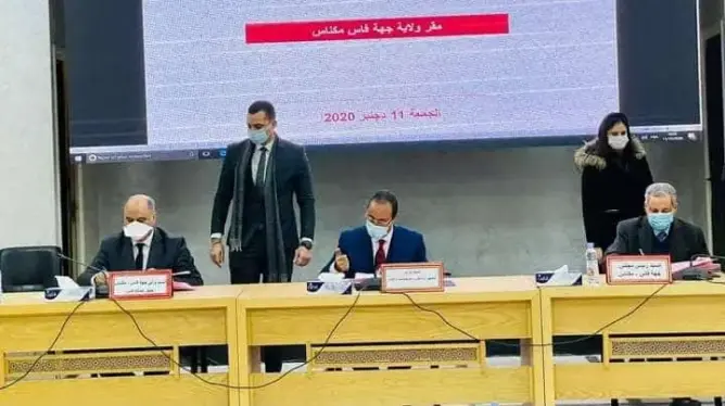 توقيع اتفاقية الطريق السريع فاس تاونات