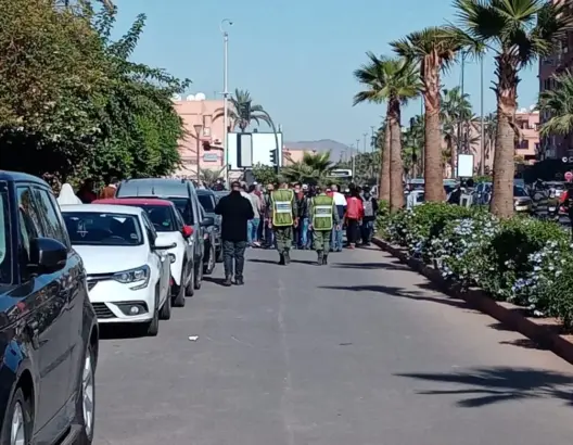 وسط إنزال أمني كثيف.. منع مسيرة “المتعاقدين” بمراكش والـAMDH تندد (صور وفيديو)