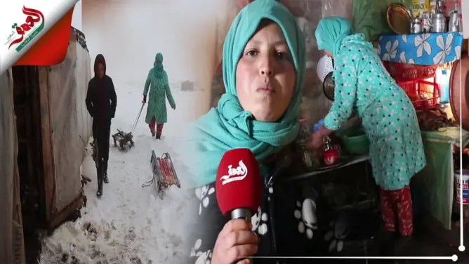 رقية.. أم لـ3 أطفال تسكن بكوخ جبلي بإفران تكشف مشاهد صعبة من حياتها (فيديو)