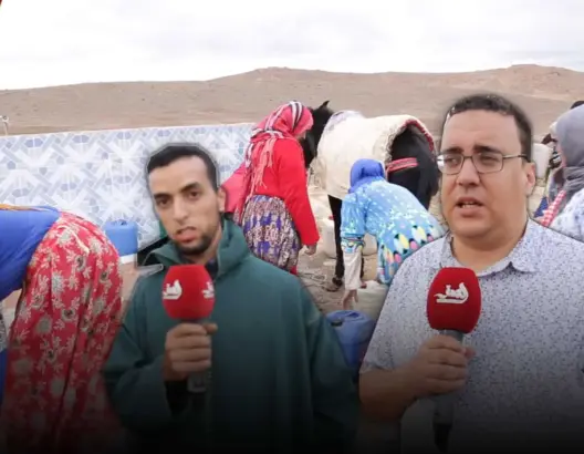 محسنون ينهون معاناة نساء بأعالي جبال تارودانت مع ماء الشرب (فيديو)