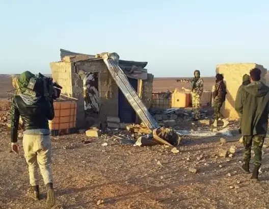 الصحافة الجزائرية تفبرك مشاهد لقصف المغرب لمنازل مدنيين صحراويين بتندوف (صور)