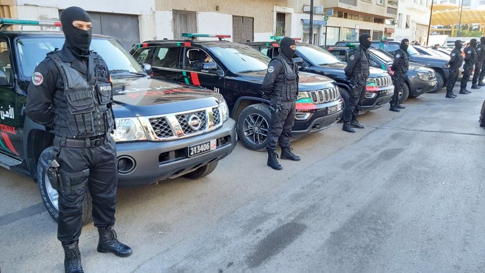 الأمن استعدادات أمنية بمدينة الرباط لتأمين احتفالات رأس السنة