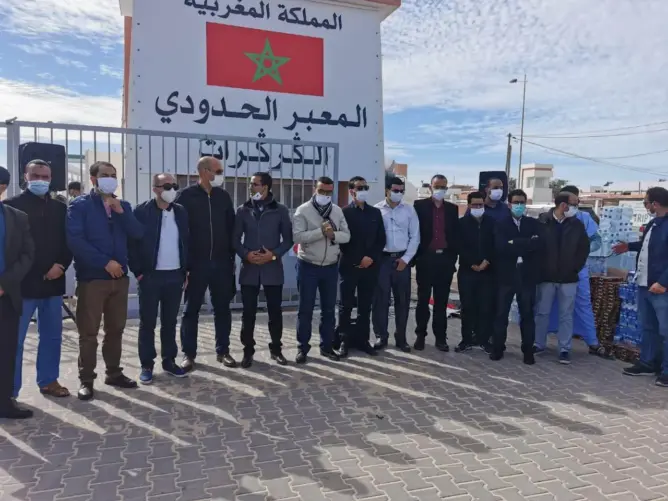 شبيبة العدالة والتنمية تزور معبر الكركرات