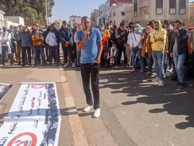 غضب في سوس بعد استدعاء الدرك لمنسق أساتذة التعاقد للتحقيق
