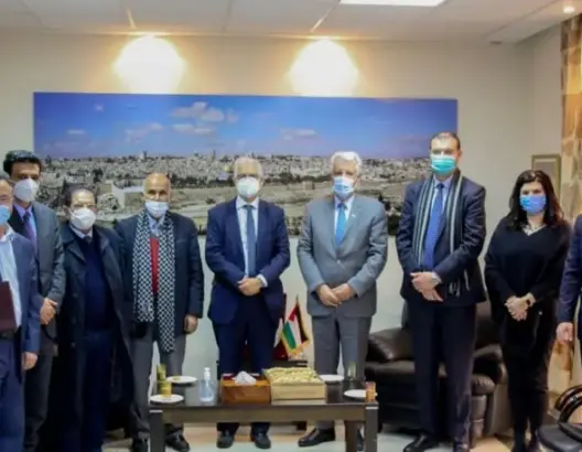 وفد استقلالي يزور سفير فلسطين ويؤكد دعم المغرب للقضية الفلسطينية