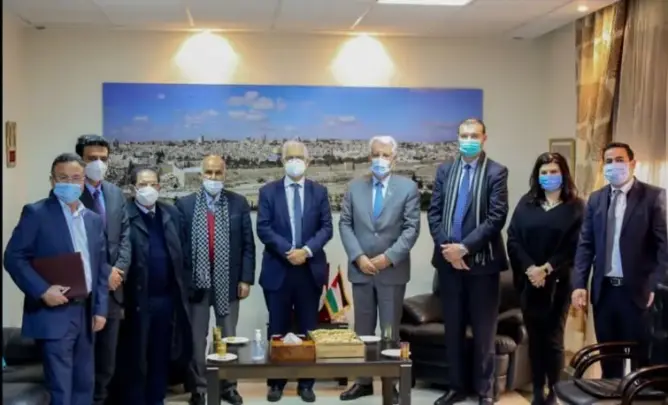 وفد استقلالي يزور سفير فلسطين ويؤكد دعم المغرب للقضية الفلسطينية